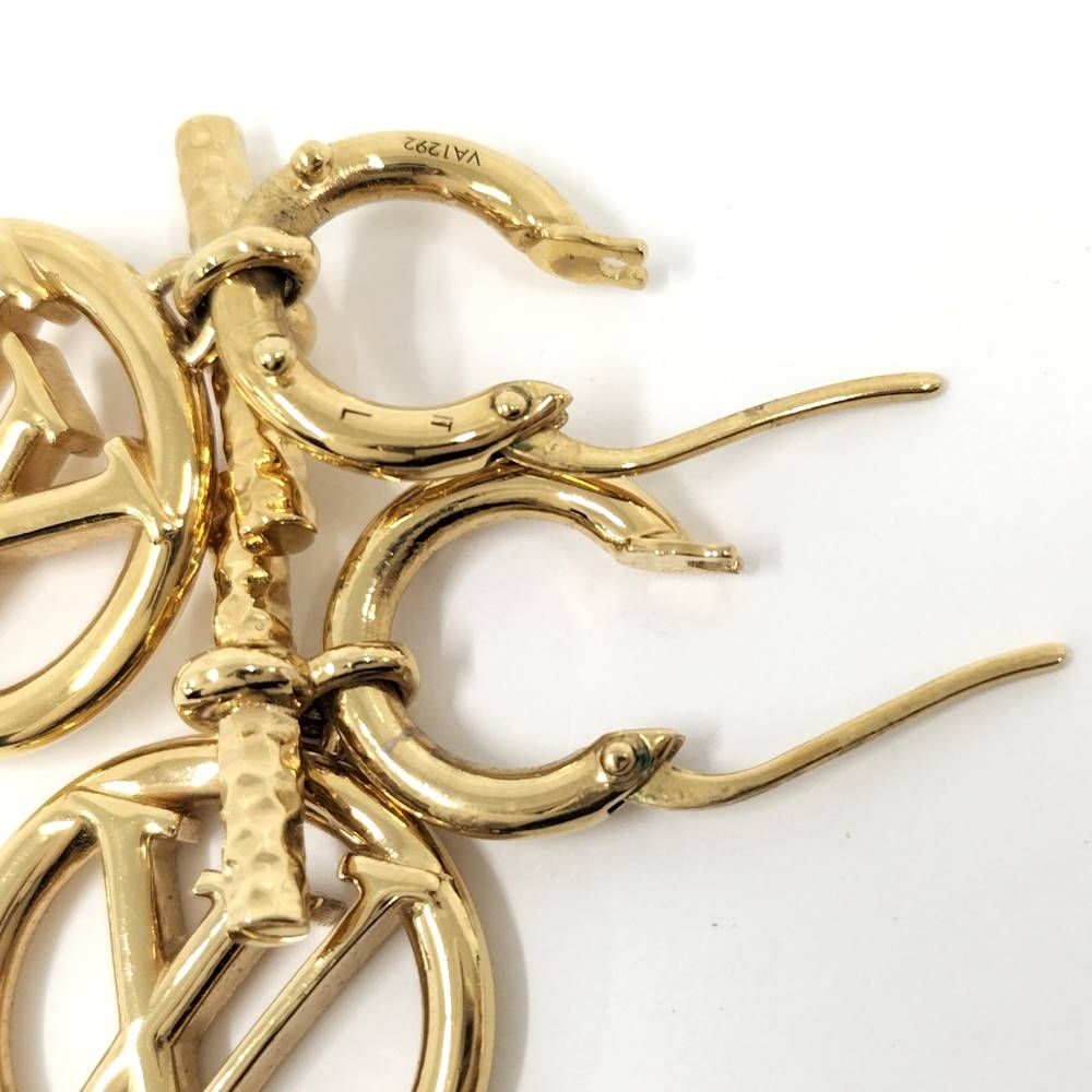 Louis Vuitton Boucle Doreille Baby e Earrings Plated Gold — view 7