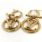 Louis Vuitton Boucle Doreille Baby e Earrings Plated Gold — view 3