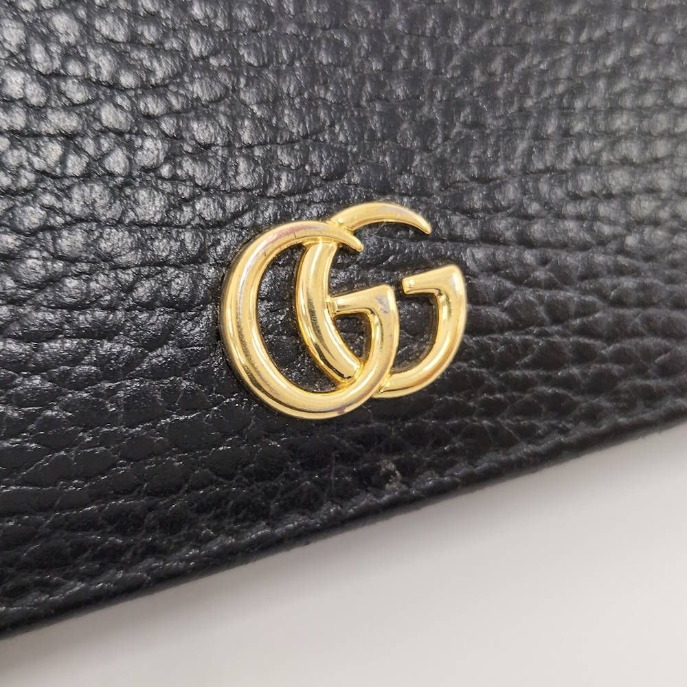 Gucci GG Marmont Bifold Wallet Leather Black — view 5