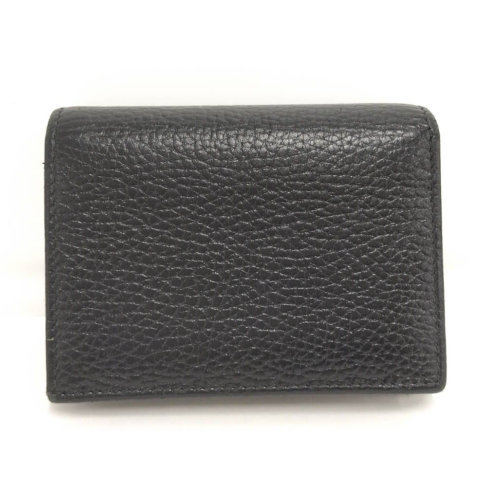 Gucci GG Marmont Bifold Wallet Leather Black — view 3