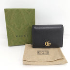 Gucci GG Marmont Bifold Wallet Leather Black — view 9