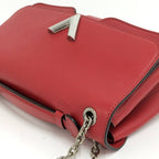 Louis Vuitton Very Chain Shoulder Bag Leather Ruby Red — view 3