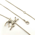 Chanel Long Necklace CC Logo Bambi Plated Gold — view 4
