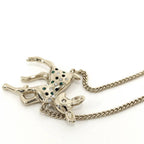 Chanel Long Necklace CC Logo Bambi Plated Gold — view 6