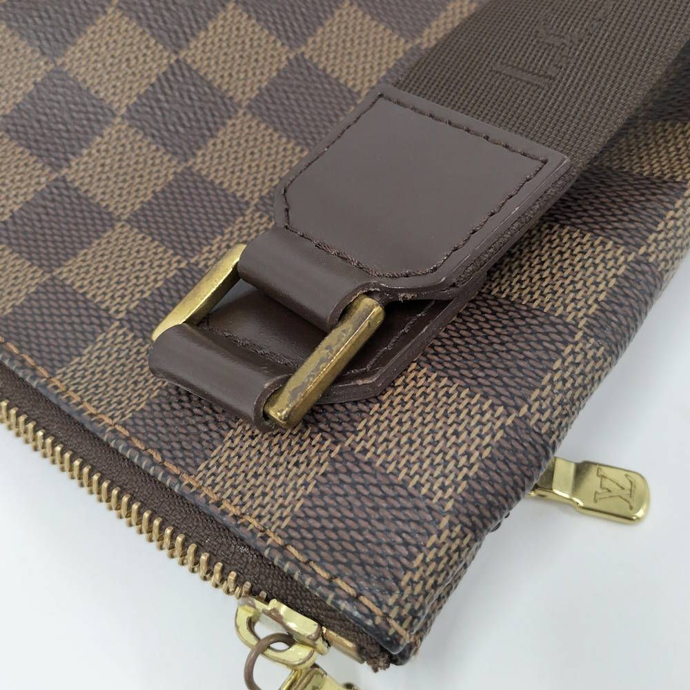 Louis Vuitton Pochette Bosphore Shoulder Bag Damier Ebene — view 8