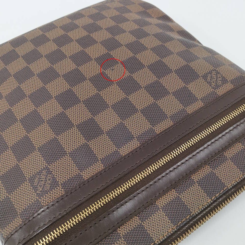 Louis Vuitton Pochette Bosphore Shoulder Bag Damier Ebene — view 6