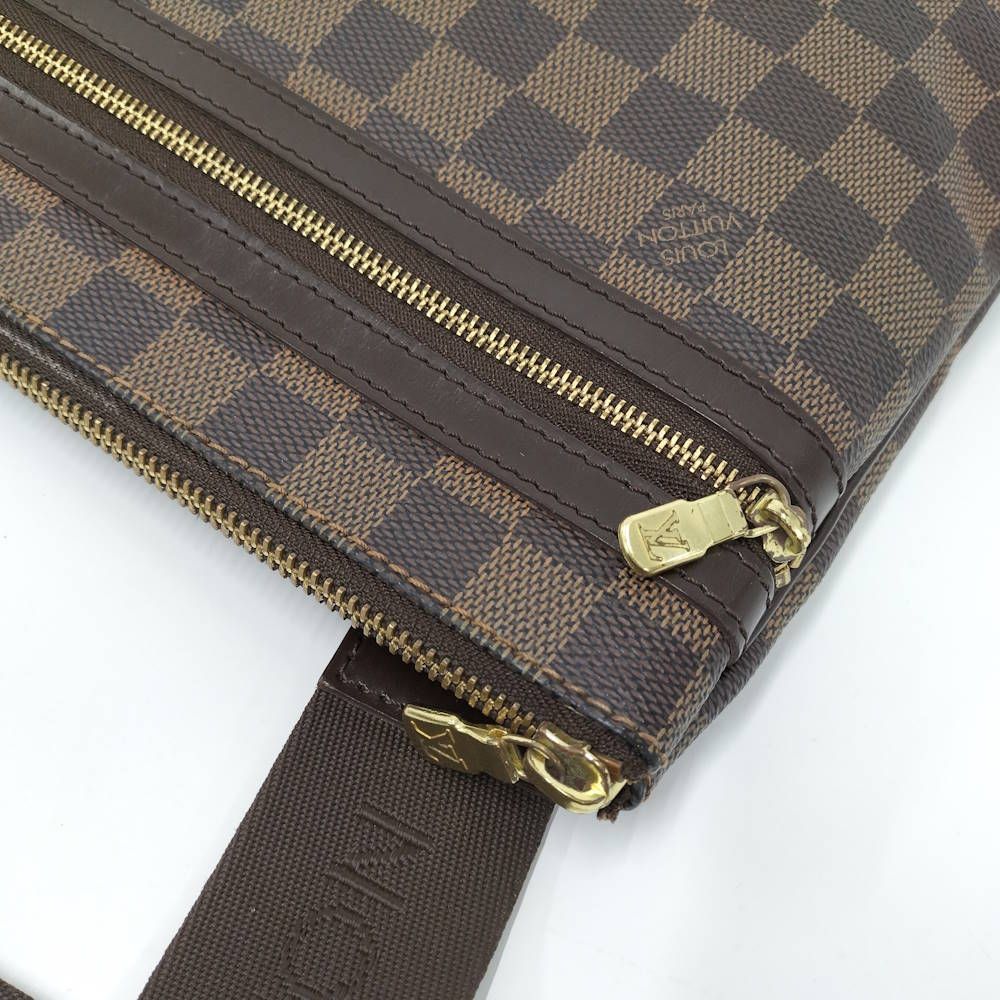 Louis Vuitton Pochette Bosphore Shoulder Bag Damier Ebene — view 7