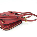 Prada Mini Backpack Handbag Saffiano Red — view 4