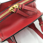 Prada Mini Backpack Handbag Saffiano Red — view 6
