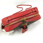 Louis Vuitton Saintonge 2-Way Shoulder Bag Monogram Coquelicot — view 7