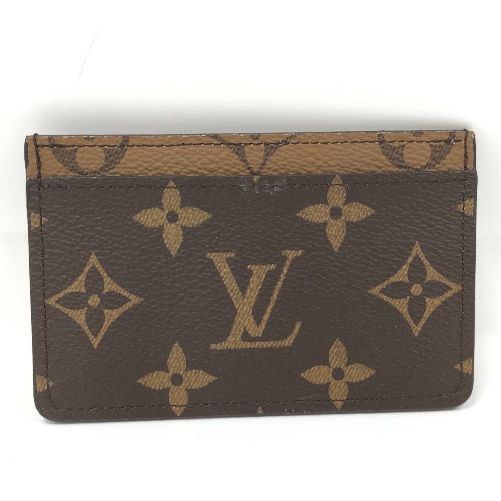 Louis Vuitton Card Case Business Holder Sample Monogram Reverse — view 2