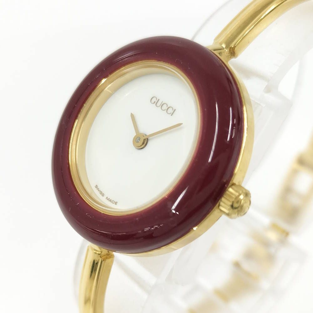 Gucci Watch Change Bezel Quartz SS White Dial 11 12.2 — view 3