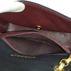 Chanel Diana Chain Shoulder Bag Leather Black — view 8