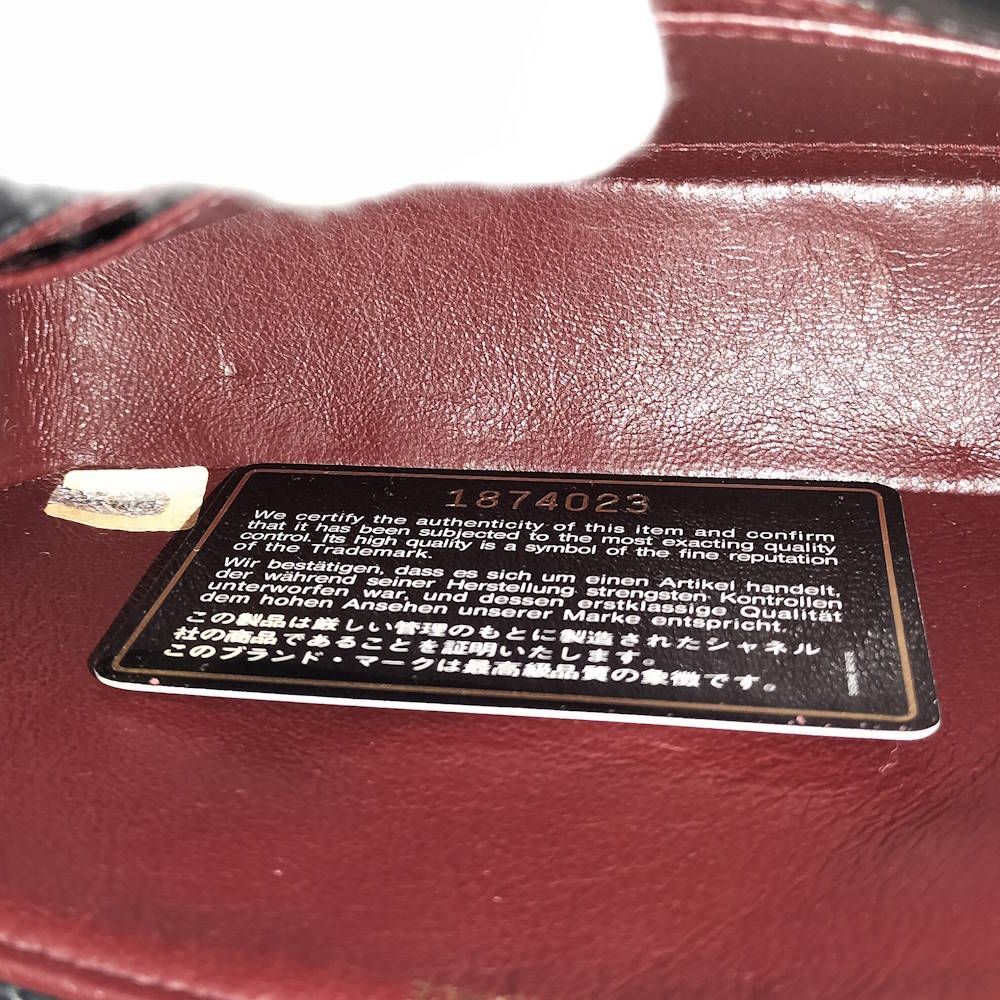 Chanel Diana Chain Shoulder Bag Leather Black — view 9