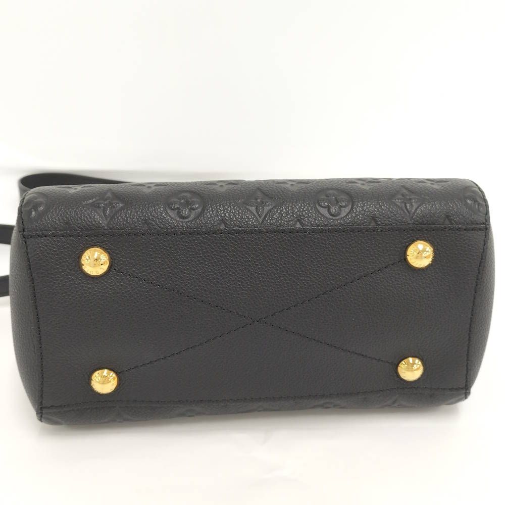 Louis Vuitton Montaigne BB 2-Way Bag Monogram Empreinte Noir Black — view 4