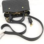 Louis Vuitton Montaigne BB 2-Way Bag Monogram Empreinte Noir Black — view 8