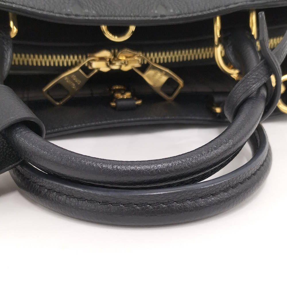 Louis Vuitton Montaigne BB 2-Way Bag Monogram Empreinte Noir Black — view 6