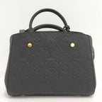 Louis Vuitton Montaigne BB 2-Way Bag Monogram Empreinte Noir Black — view 2