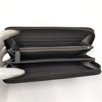 Prada Zip Around Wallet Leather Black — view 2