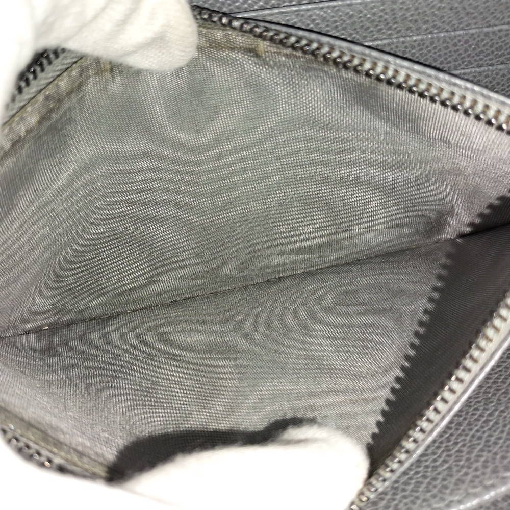 Prada Zip Around Wallet Leather Black — view 9