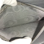 Prada Zip Around Wallet Leather Black — view 9