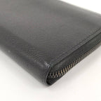 Prada Zip Around Wallet Leather Black — view 4