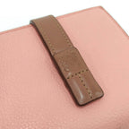 Loewe Compact Zip Wallet Anagram Leather Pink Orange — view 7