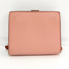 Loewe Compact Zip Wallet Anagram Leather Pink Orange — view 3