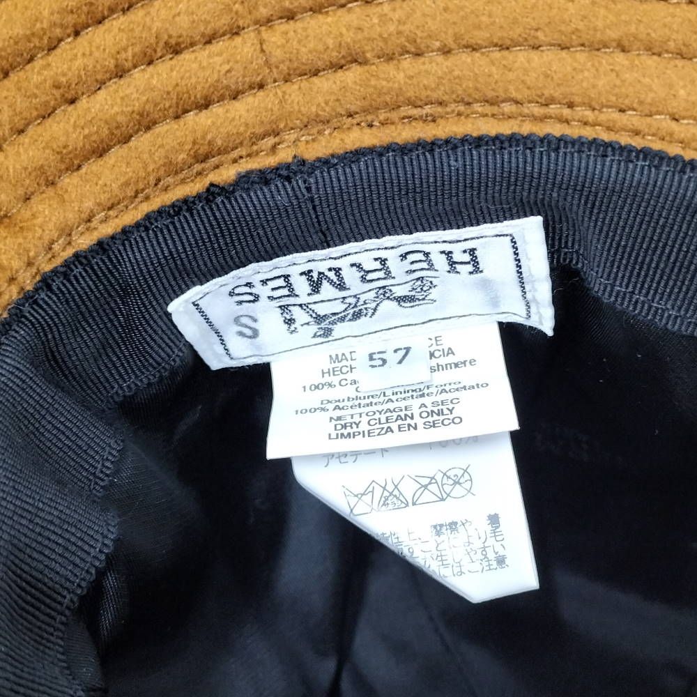 Hermes Hat Cashmere Black 57 — view 6