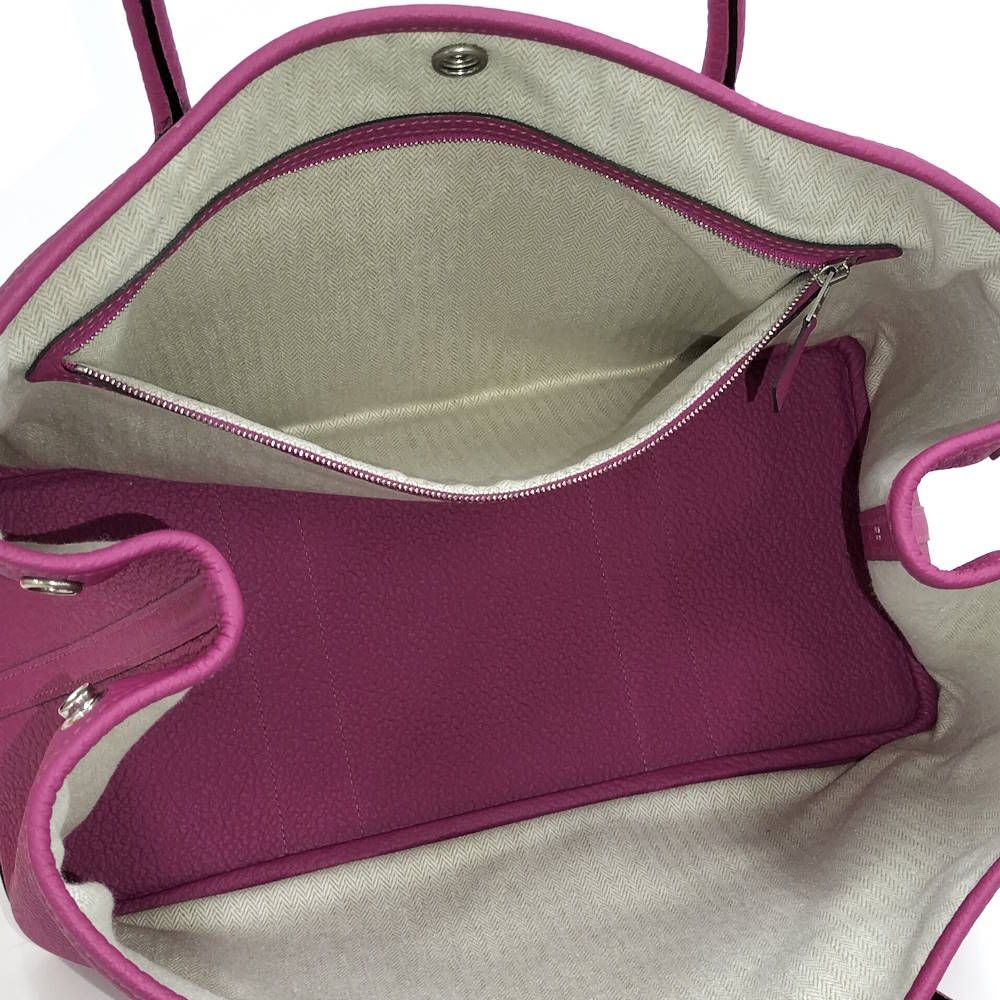 Hermes Garden Party PM Tote Negonda Pink Purple — view 8