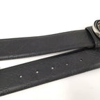 Gucci Interlocking Belt Leather Black — view 6