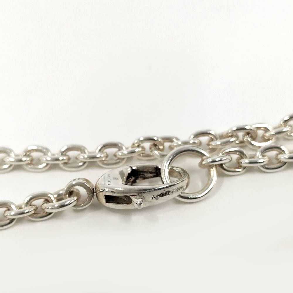 Gucci Interlocking Necklace Silver — view 6