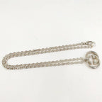 Gucci Interlocking Necklace Silver — view 3