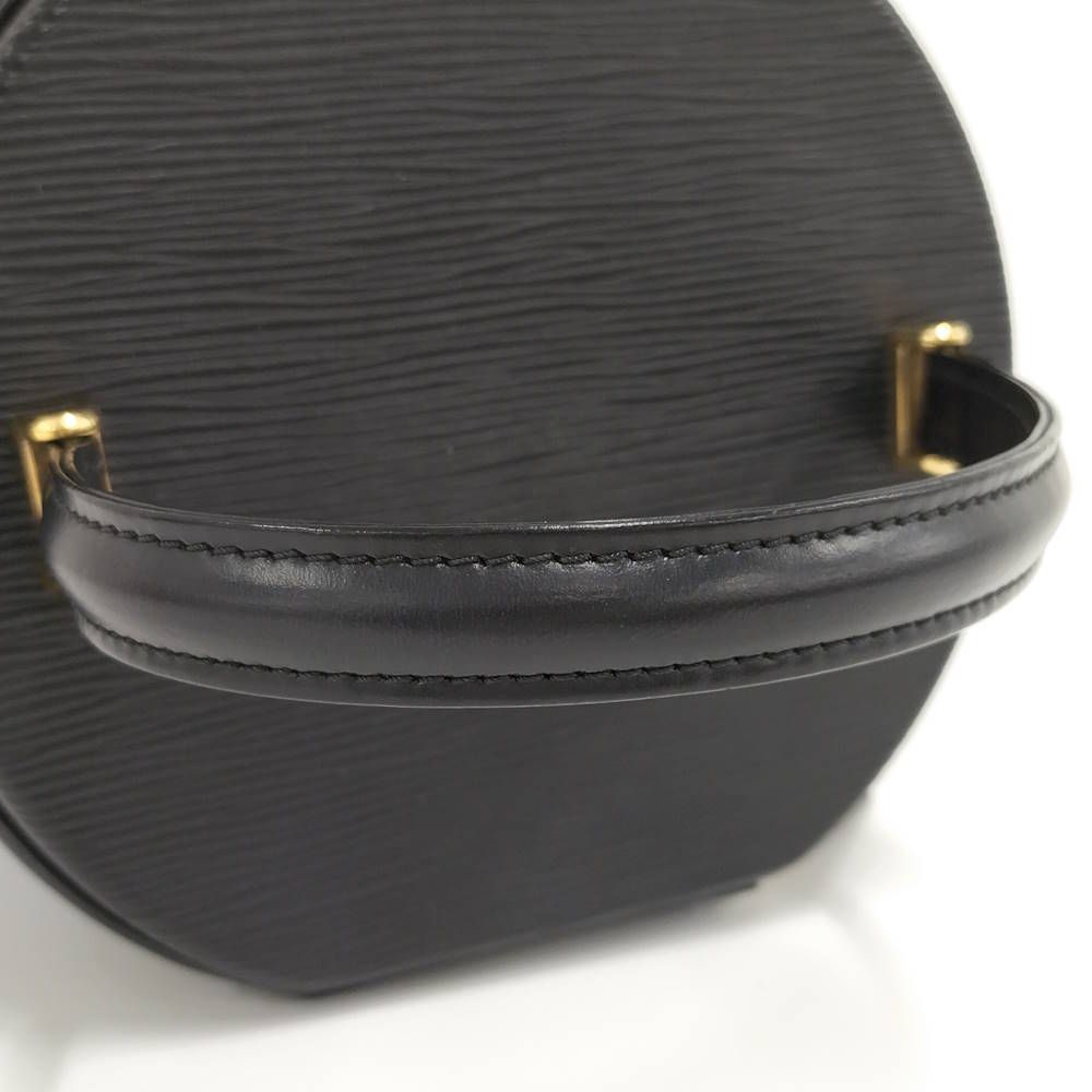 Louis Vuitton Cannes Handbag Vanity Bag Epi Noir Black — view 6