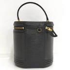Louis Vuitton Cannes Handbag Vanity Bag Epi Noir Black — view 2