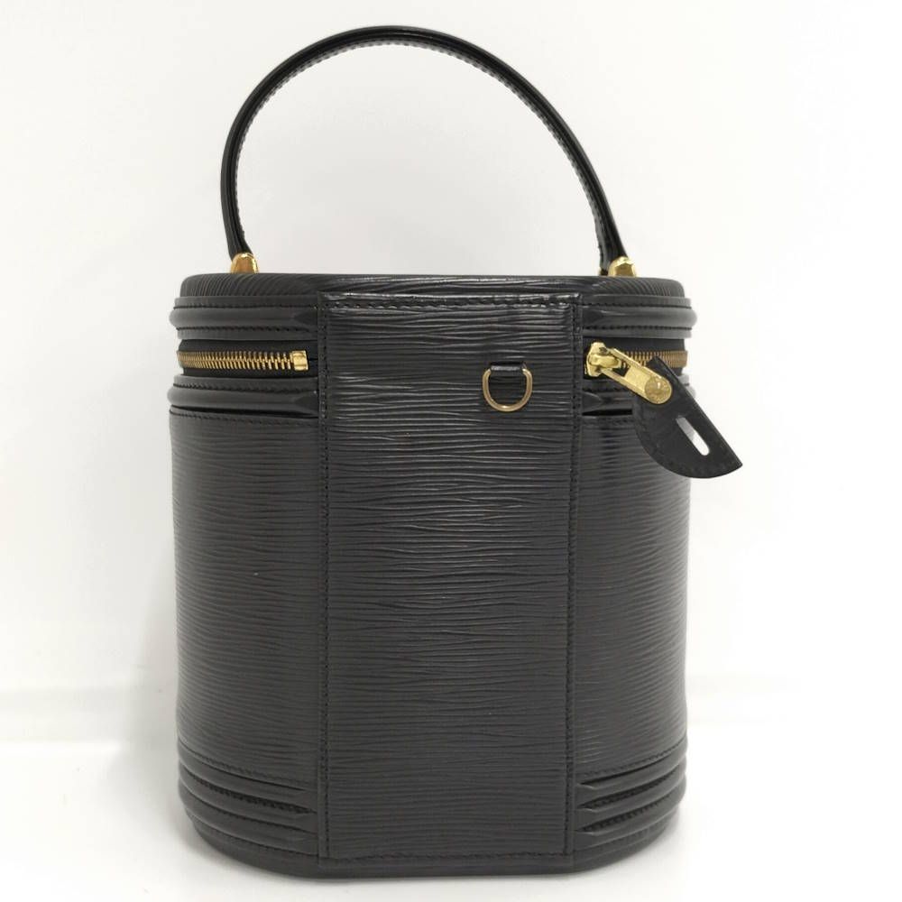Louis Vuitton Cannes Handbag Vanity Bag Epi Noir Black — view 2