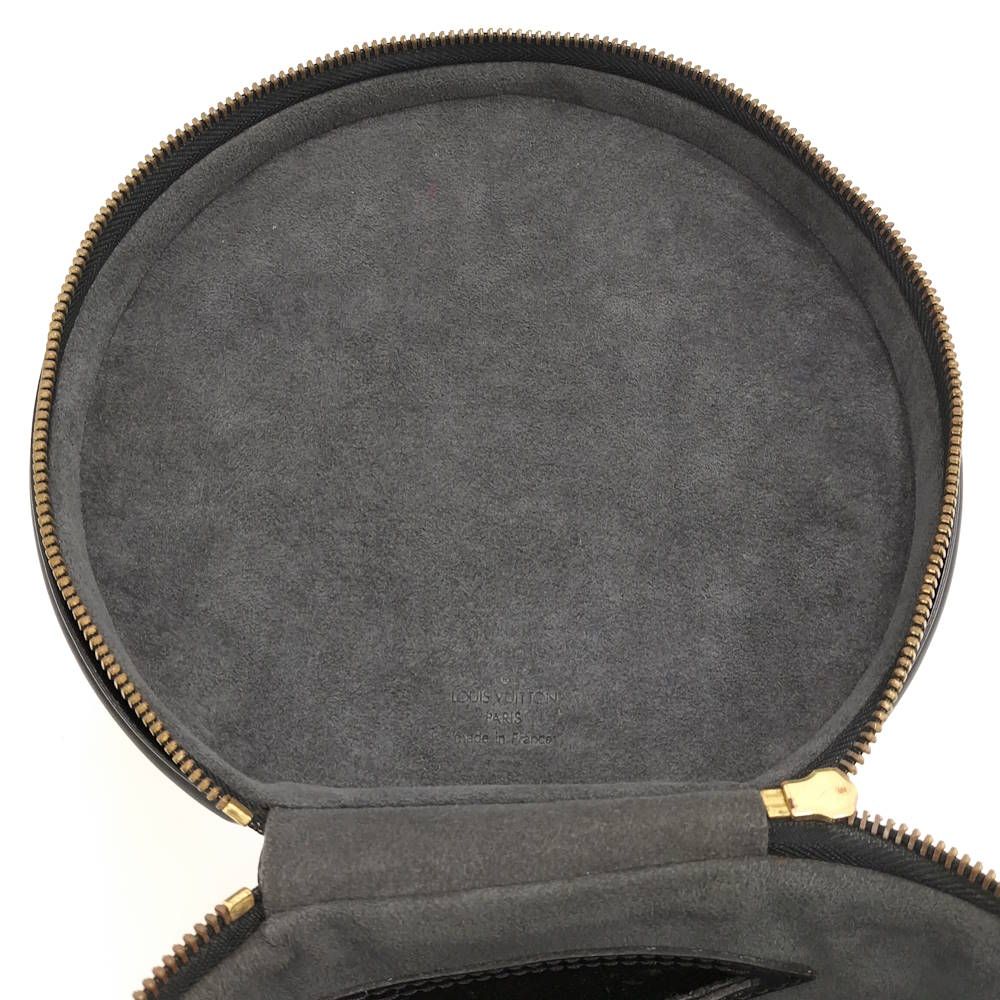 Louis Vuitton Cannes Handbag Vanity Bag Epi Noir Black — view 8