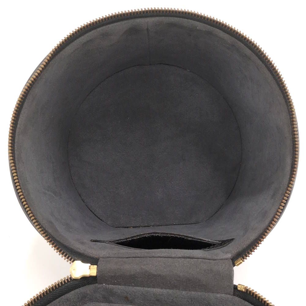 Louis Vuitton Cannes Handbag Vanity Bag Epi Noir Black — view 9