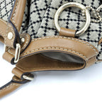 Gucci Handbag Diamante Canvas Leather Brown — view 6