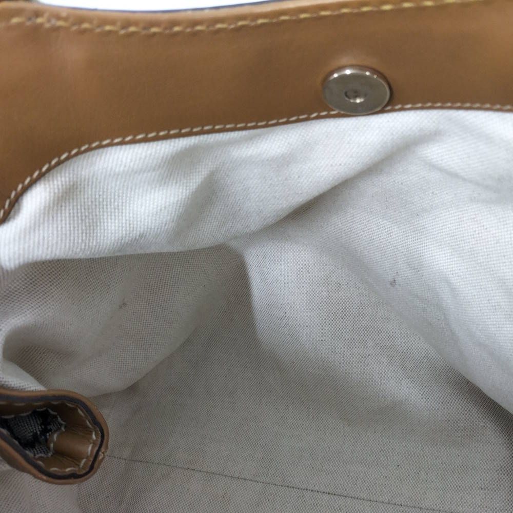 Gucci Handbag Diamante Canvas Leather Brown — view 9