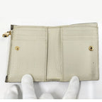 Gucci Compact Wallet Coating Animal Print Beige — view 2