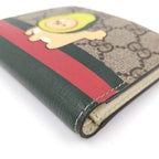 Gucci Compact Wallet Coating Animal Print Beige — view 4