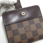 Louis Vuitton Compact Zip Bifold Wallet Damier Ebene — view 7