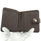 Louis Vuitton Compact Zip Bifold Wallet Damier Ebene — view 2