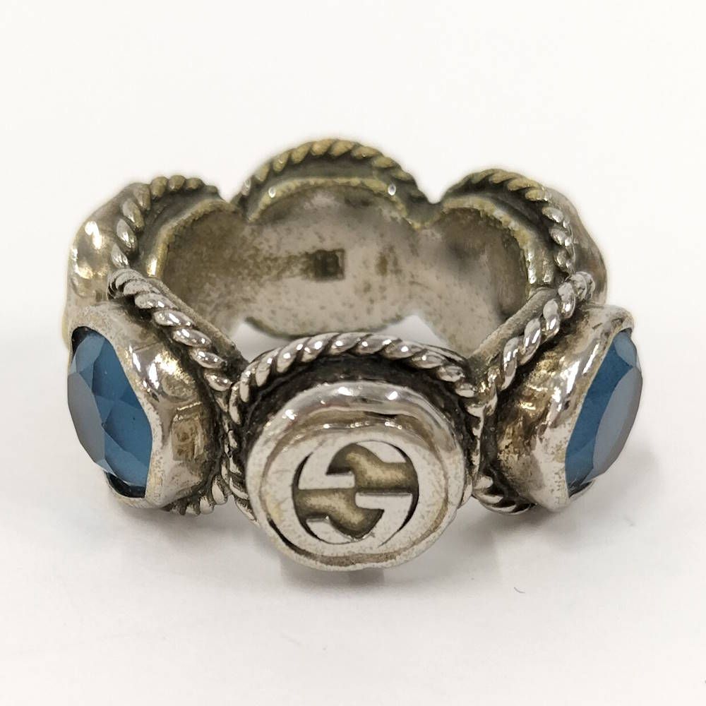 Gucci Ring Interlocking Plated Silver — view 4