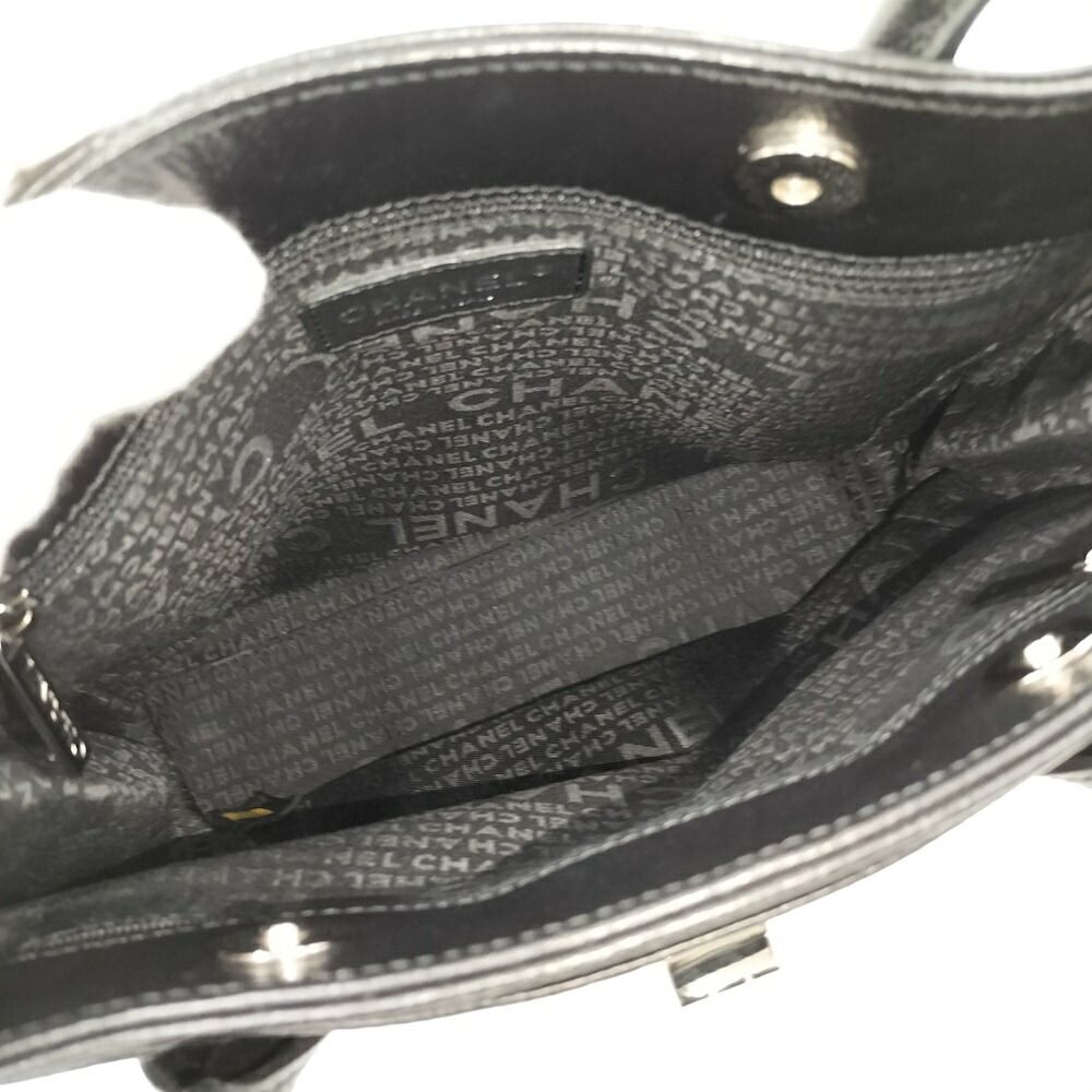 Chanel Executive Tote Handbag 2.55 Lambskin Black — view 8