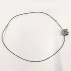 Hermes Cage Ash Cube Necklace Plated Silver — view 3