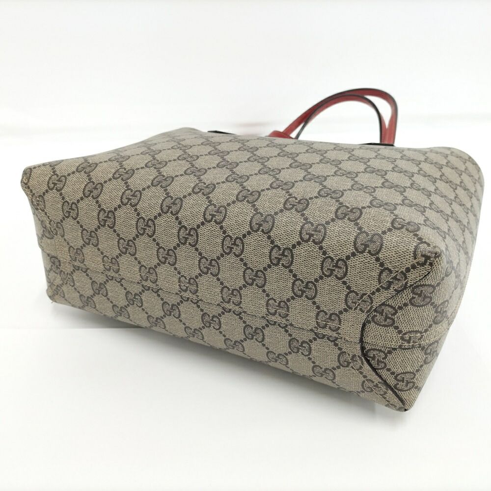 Gucci Reversible Tote GG Supreme Beige — view 4