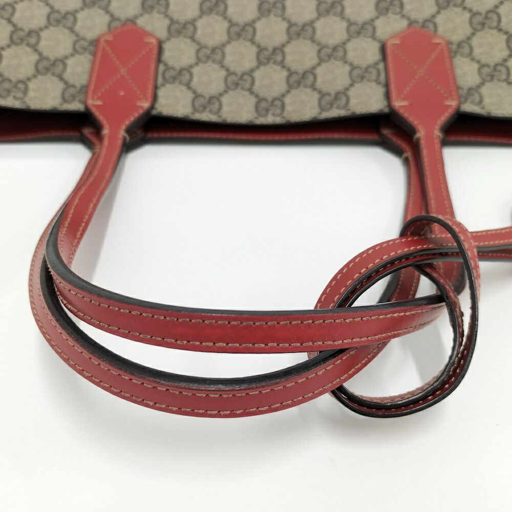 Gucci Reversible Tote GG Supreme Beige — view 6