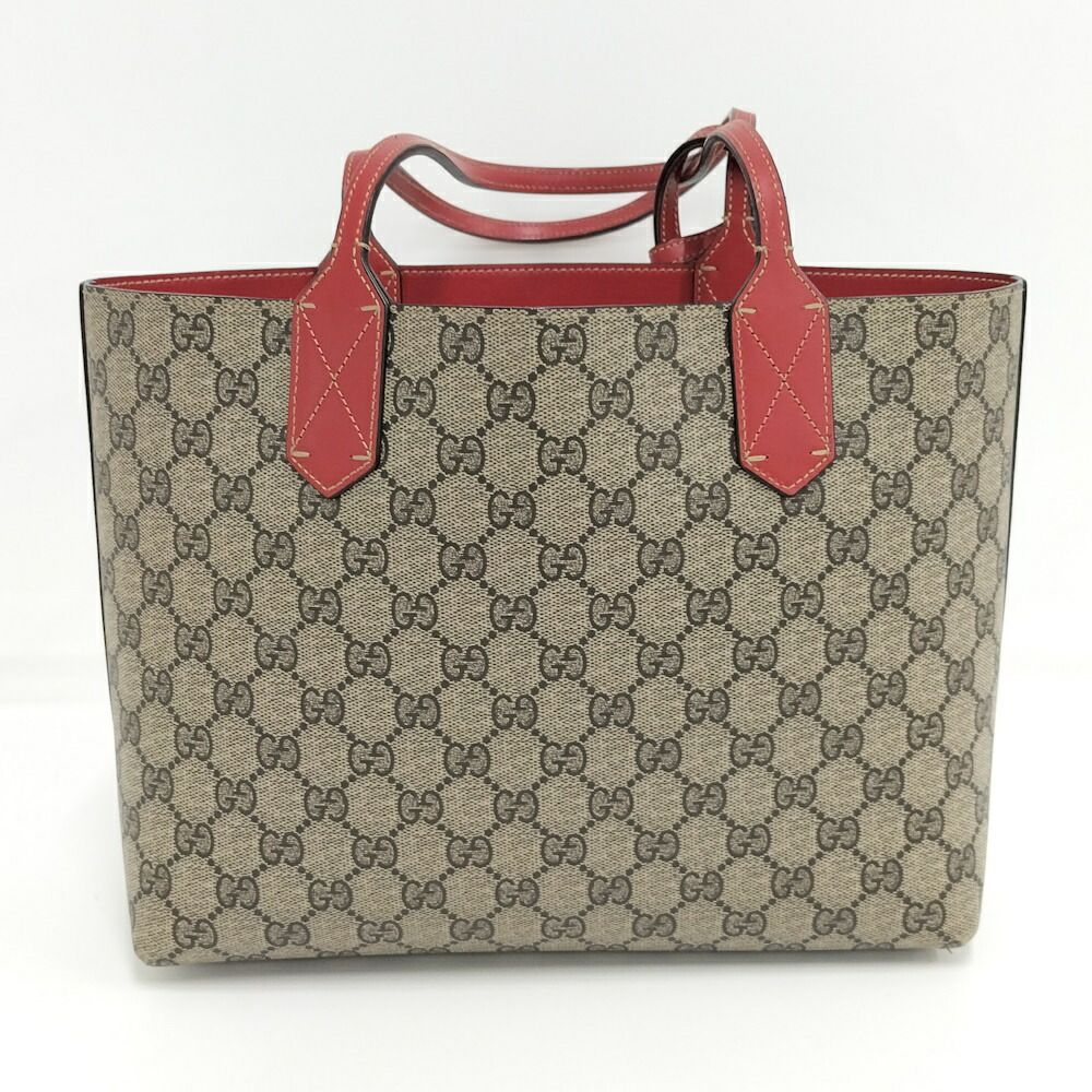 Gucci Reversible Tote GG Supreme Beige — view 2